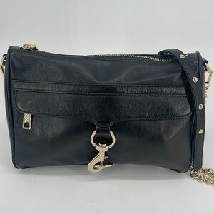 Rebecca Minkoff Black Leather Crossbody Bag